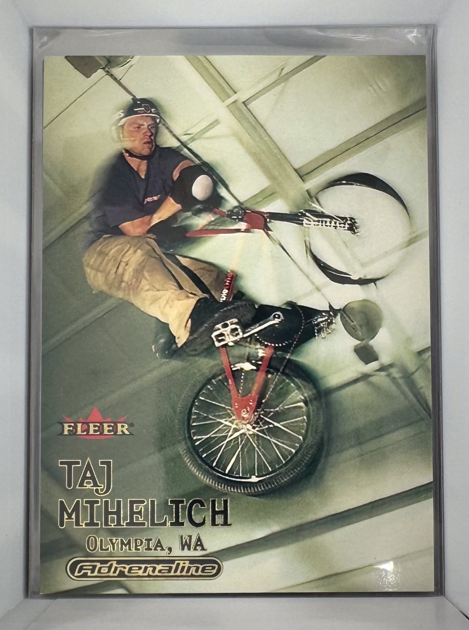 Adrenaline Fleer 2000 Action Sports Card No.25 Taj Mihelich BMX