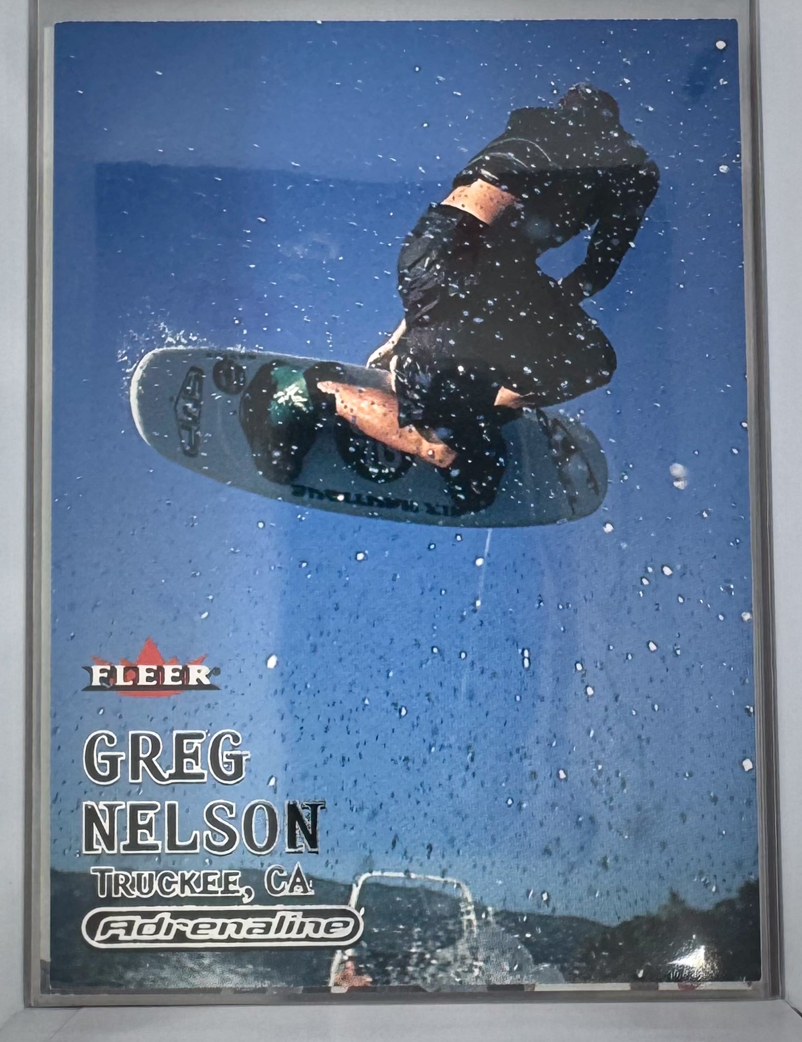 Adrenaline Fleer 2000 Action Sports Card No.56 Wake Board Greg Nelson