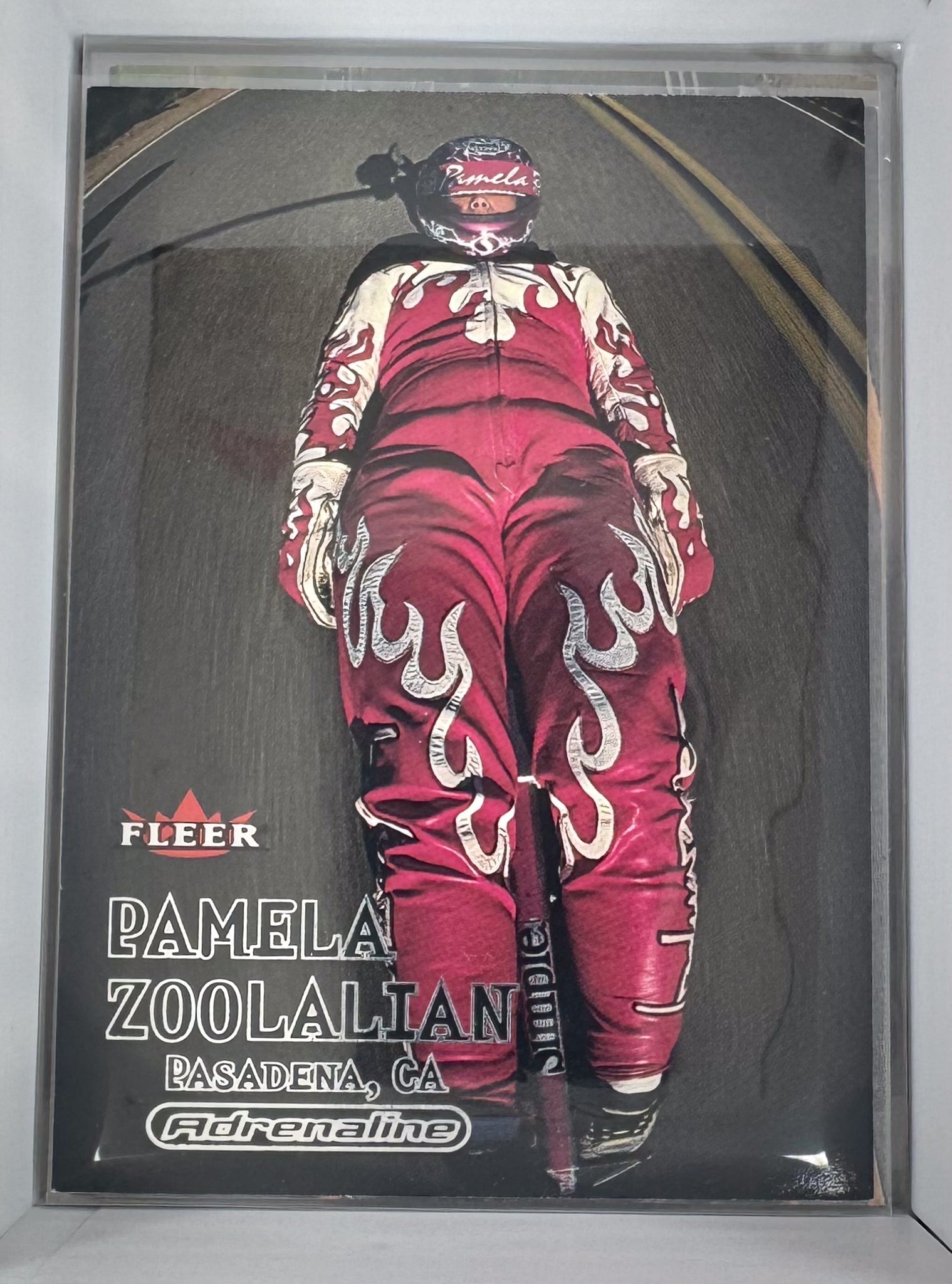 Adrenaline Fleer 2000 Action Sports Card No.39 Pamela Zoolalian Street Luge