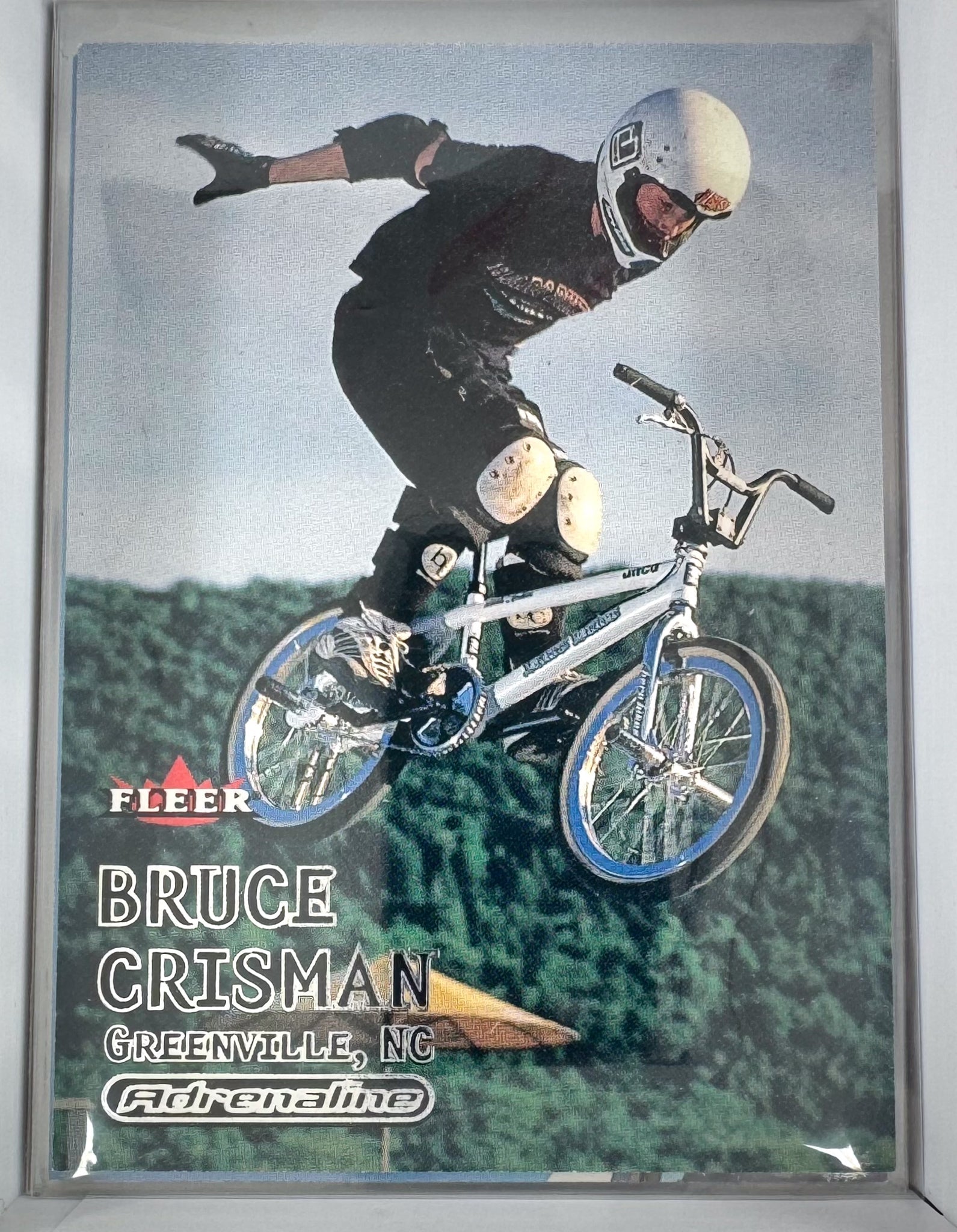 Adrenaline Fleer 2000 Action Sports Card No.81 Bruce Crisman BMX