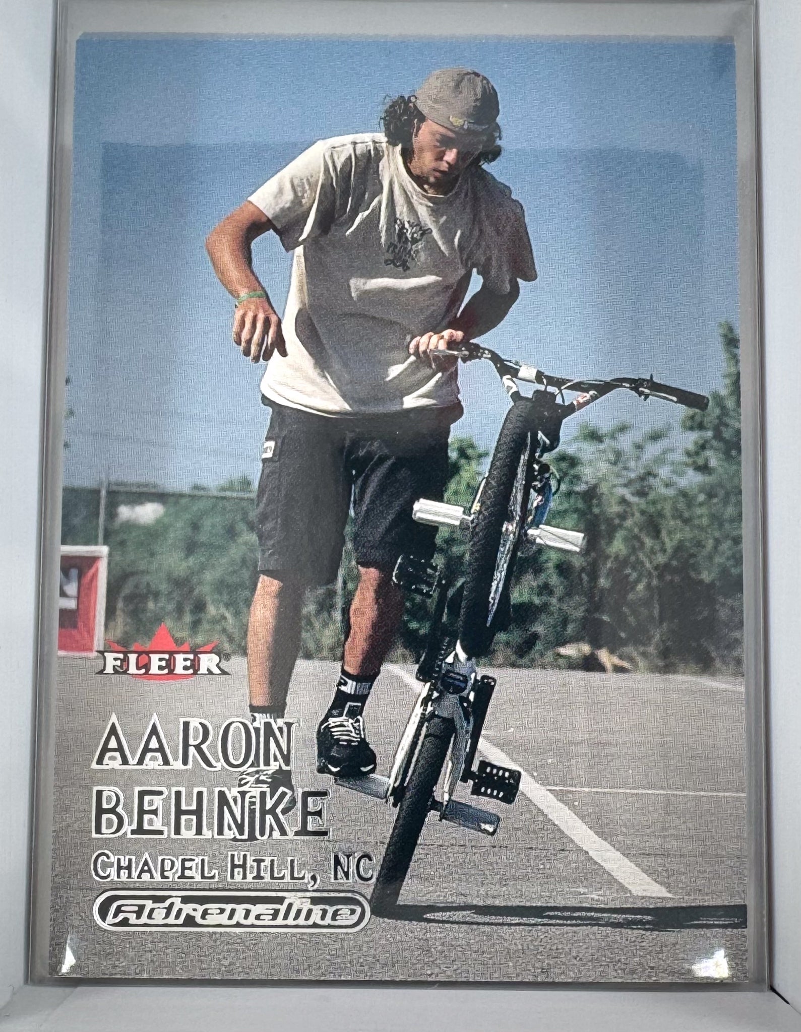 Adrenaline Fleer 2000 Action Sports Card No.63 Aaron Behnke BMX