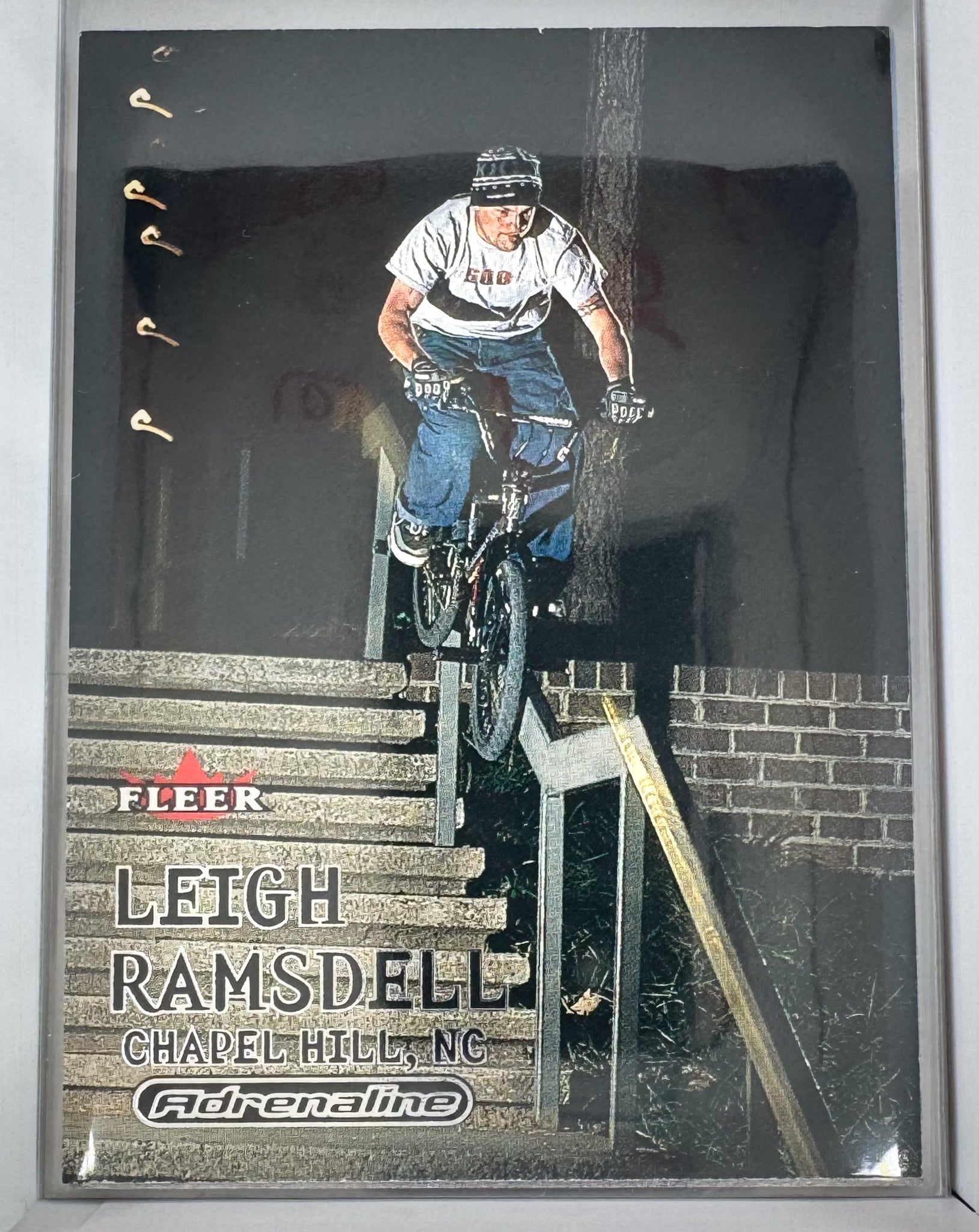 Adrenaline Fleer 2000 Action Sports Card No.52 Leigh Ramsdell BMX
