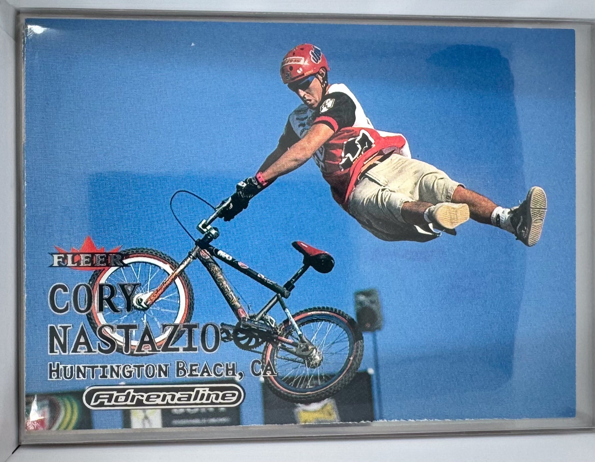 Adrenaline Fleer 2000 Action Sports Card No.55 Cory Nastazio BMX