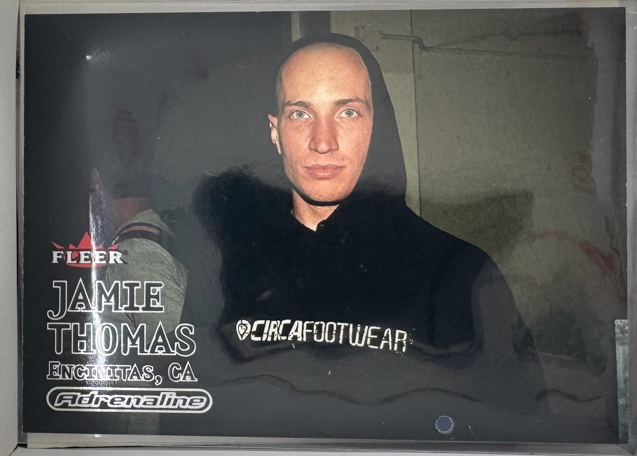 Adrenaline Fleer 2000 Action Sports Card No.36 Jamie Thomas Skateboarding