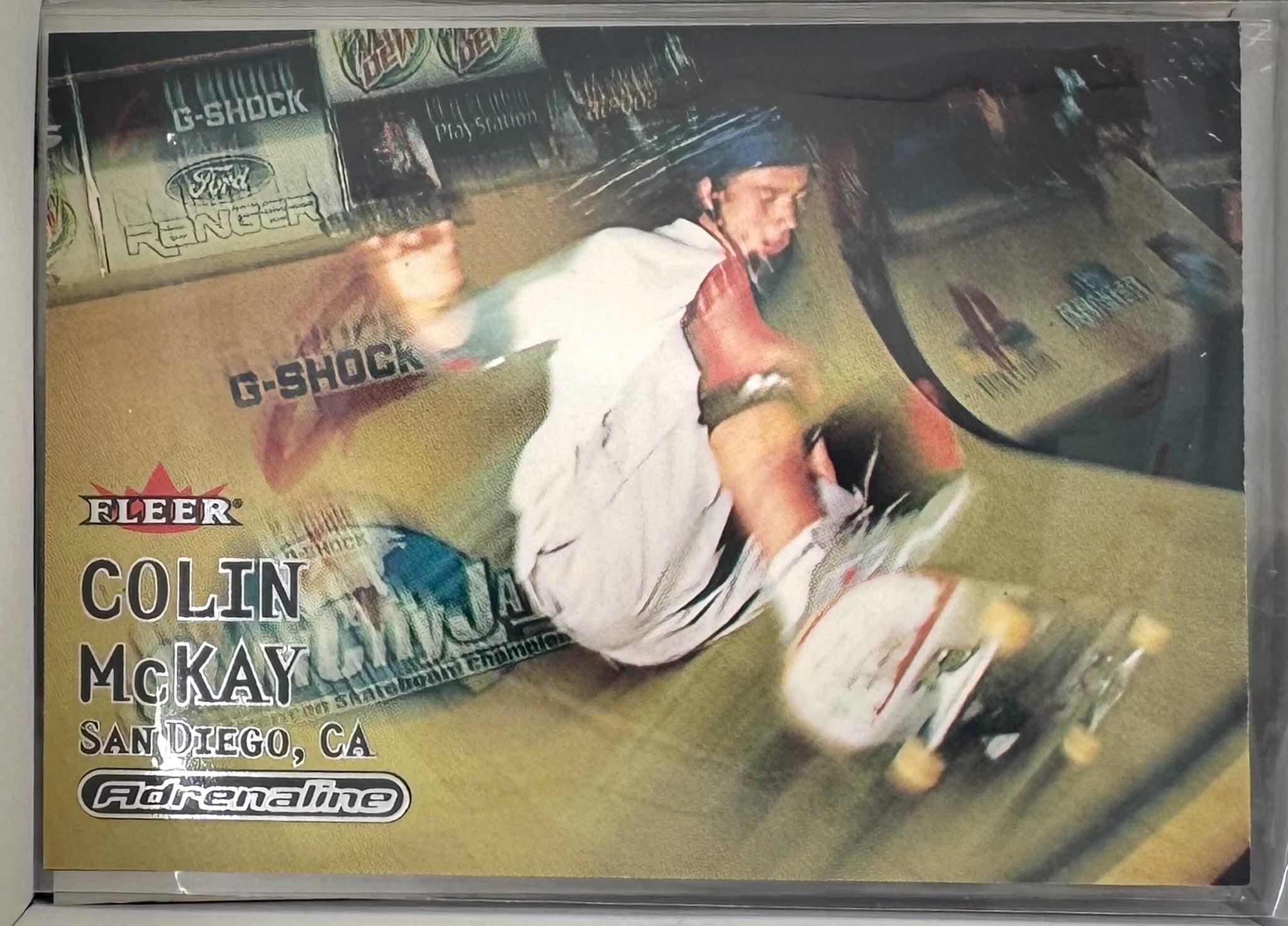 Adrenaline Fleer 2000 Action Sports Card No.76 Colin McKay Skateboarding