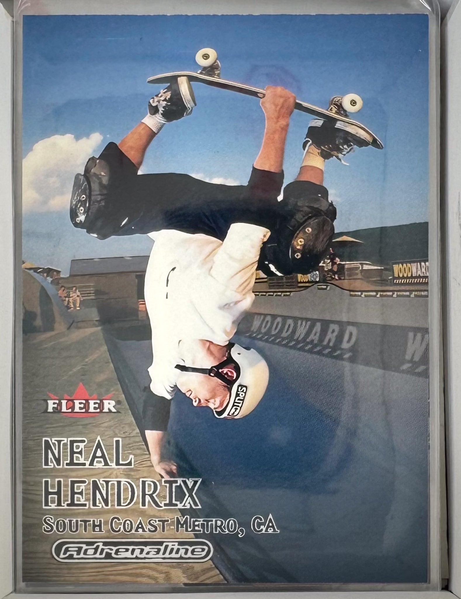 Adrenaline Fleer 2000 Action Sports Card No.18 Neal Hendrix Skateboarding