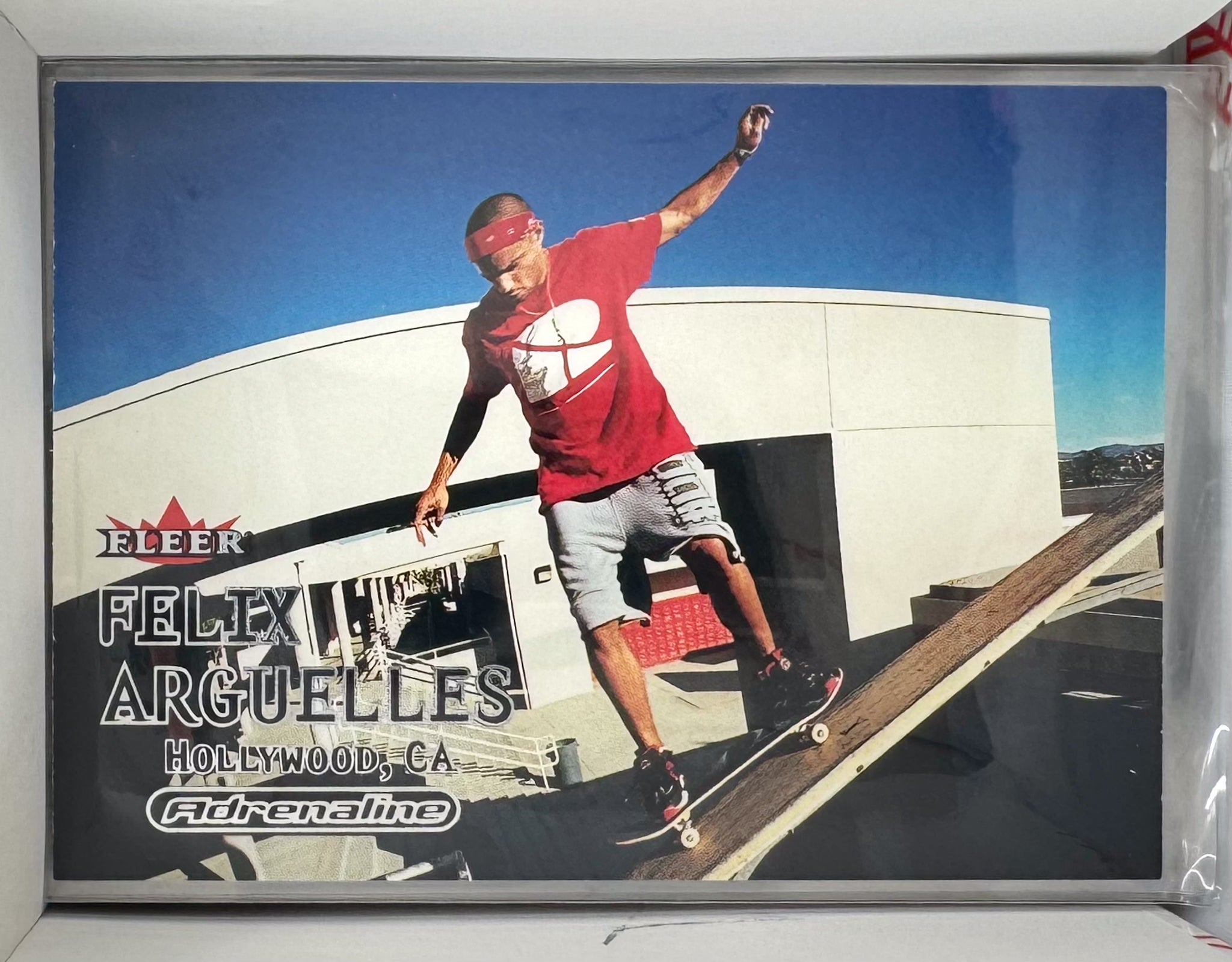 Adrenaline Fleer 2000 Action Sports Card No.88 Felix Arguelles Skateboarding