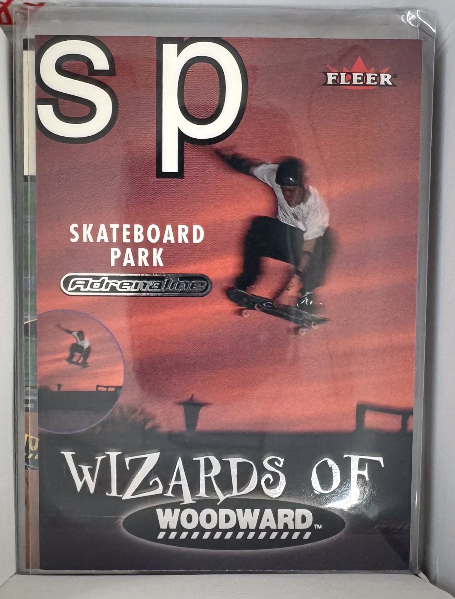 Adrenaline Fleer 2000 Action Sports Card No.100 Skateboard Park