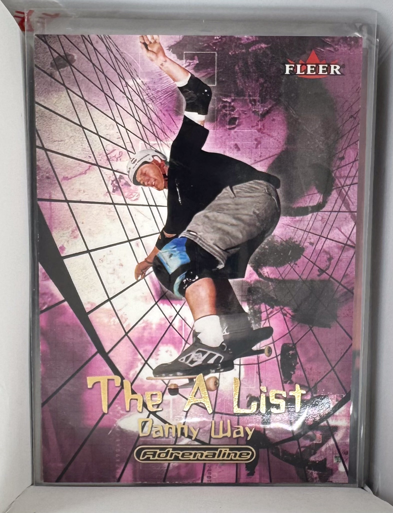 Adrenaline Fleer 2000 Action Sports Card 3 of 10 Danny Way Skateboarding