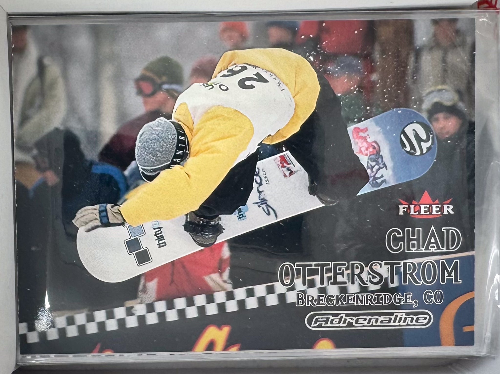 Adrenaline Fleer 2000 Action Sports Card No.73 Chad Otterstrom Snowboarding