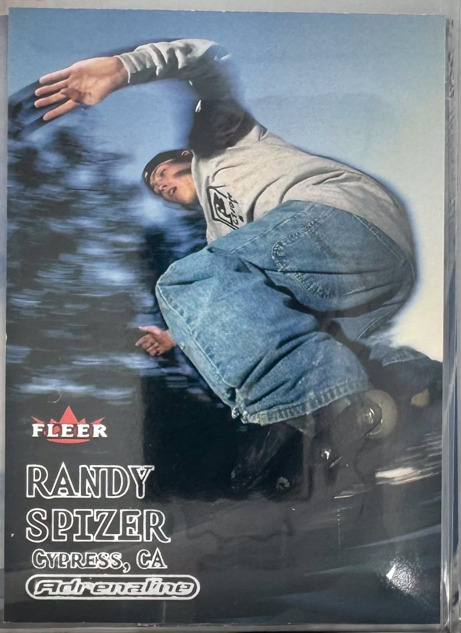 Adrenaline Fleer 2000 Action Sports Card No.28 Randy Spizer Inline Skate
