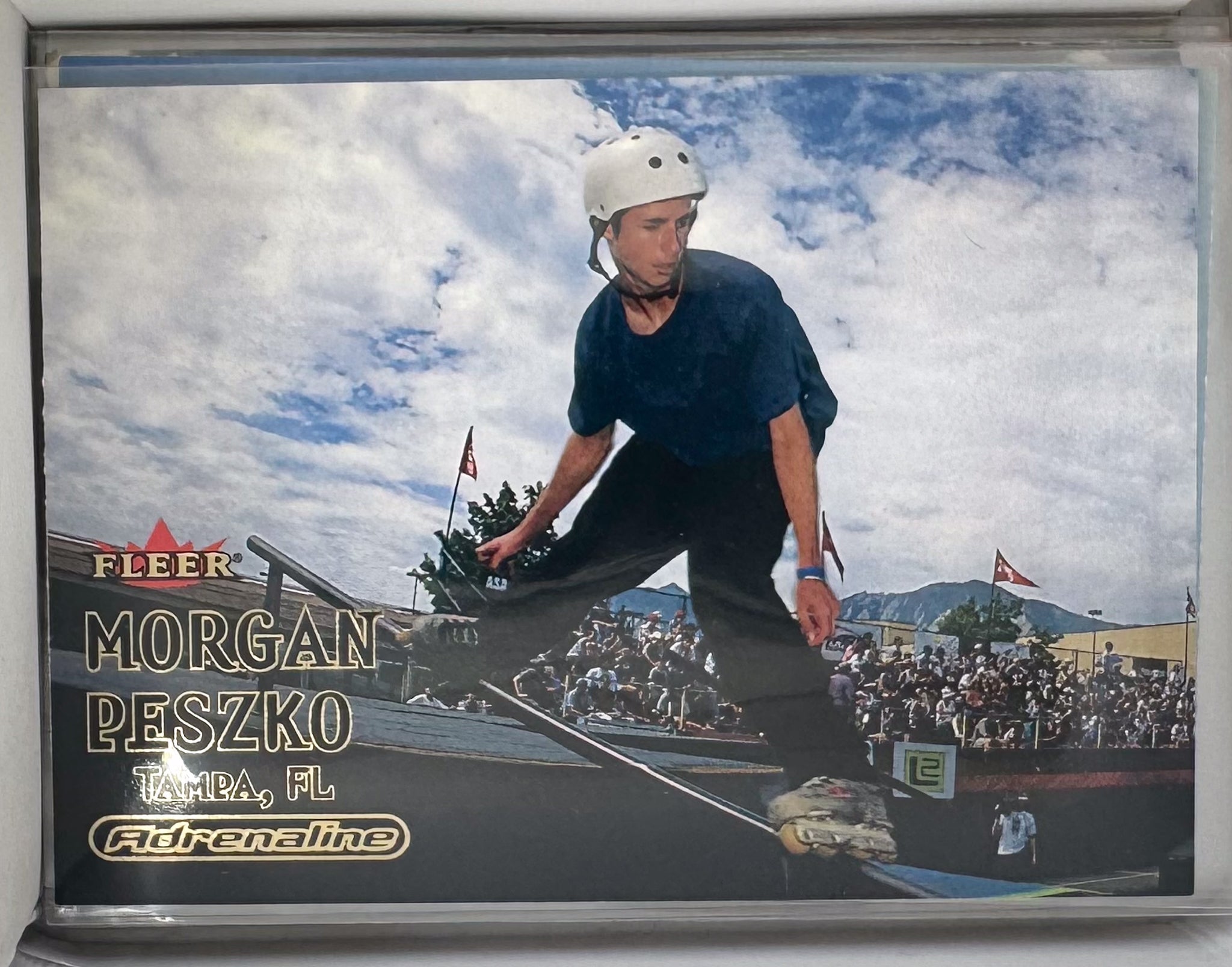 Adrenaline Fleer 2000 Action Sports Card No.59 Morgan Peszko Inline Skate