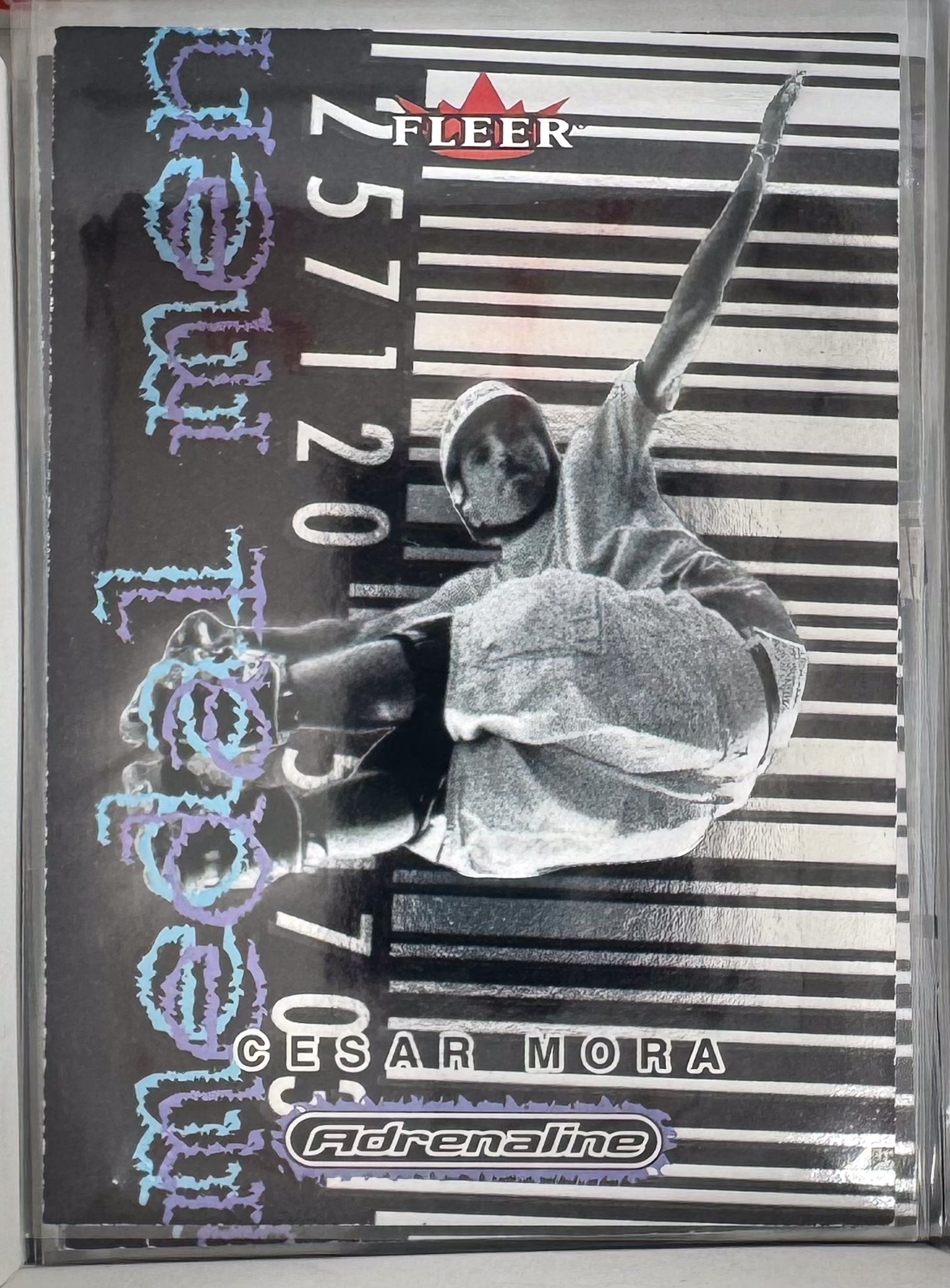Adrenaline Fleer 2000 Action Sports Card 6 of 10 MM Cesar Mora Inline Skate
