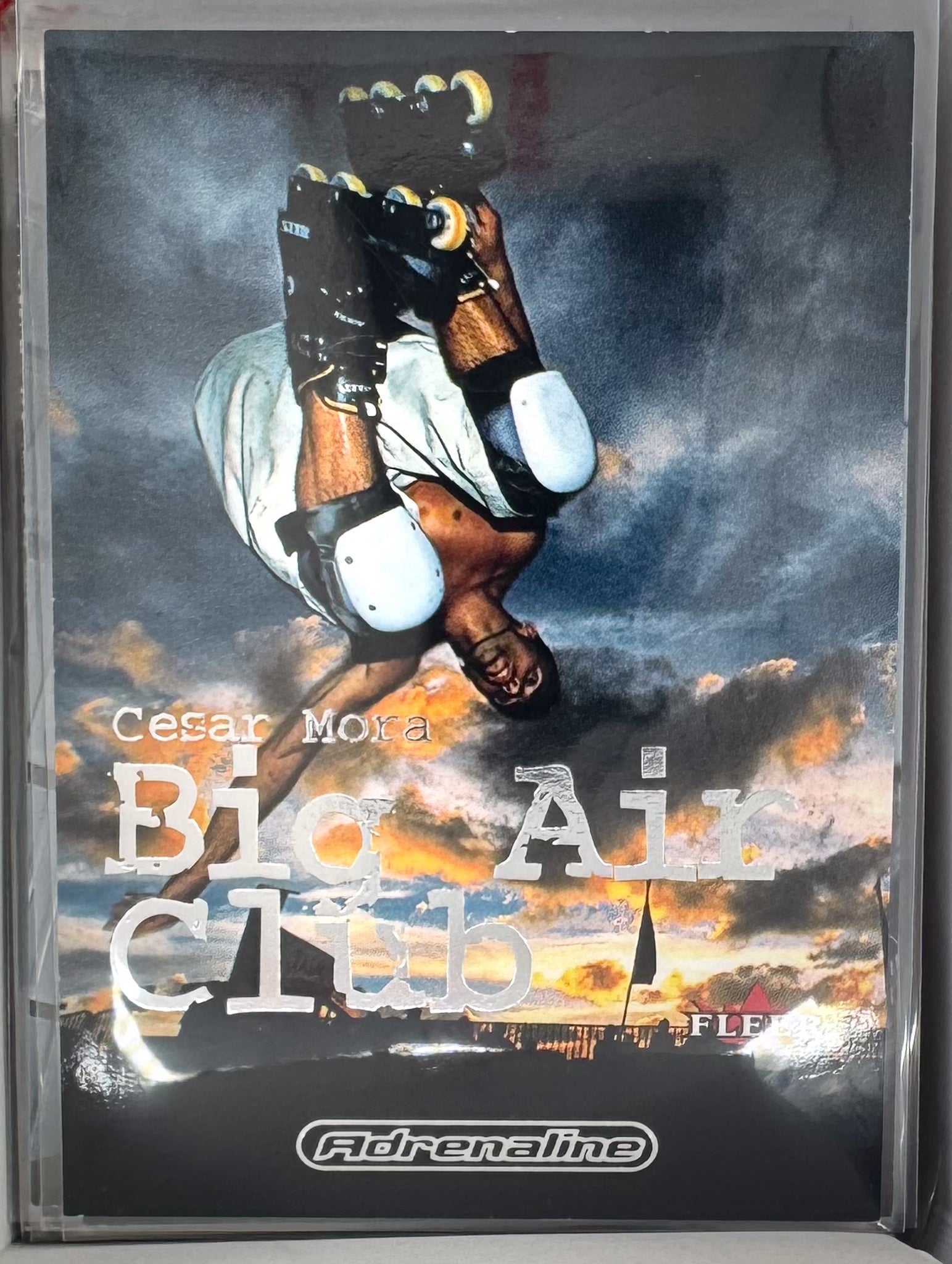 Adrenaline Fleer 2000 Action Sports Card 5 of 10 BA Cesar Mora Inline Skate