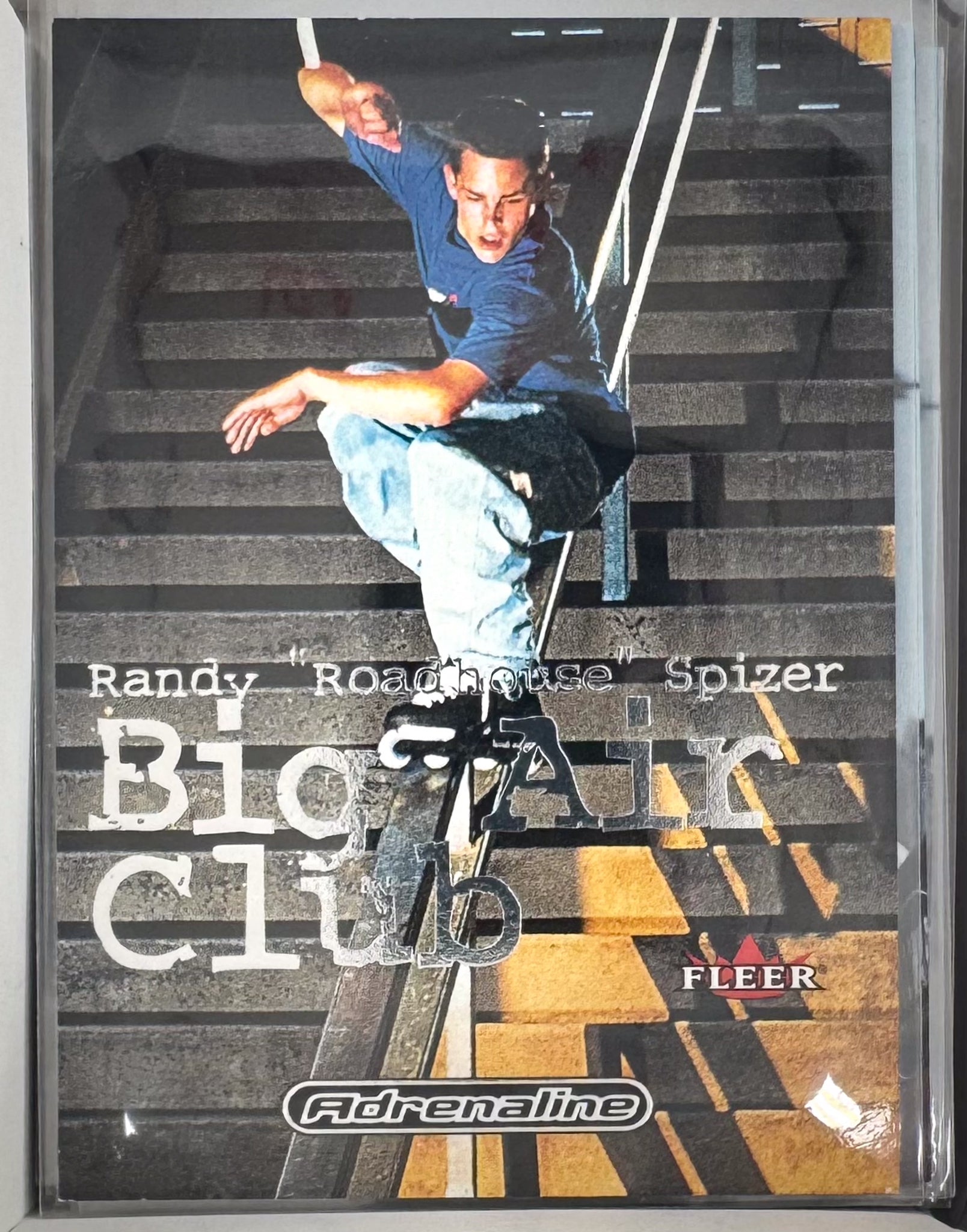 Adrenaline Fleer 2000 Action Sports Card 6 of 10 BA Randy Spizer Inline Skate