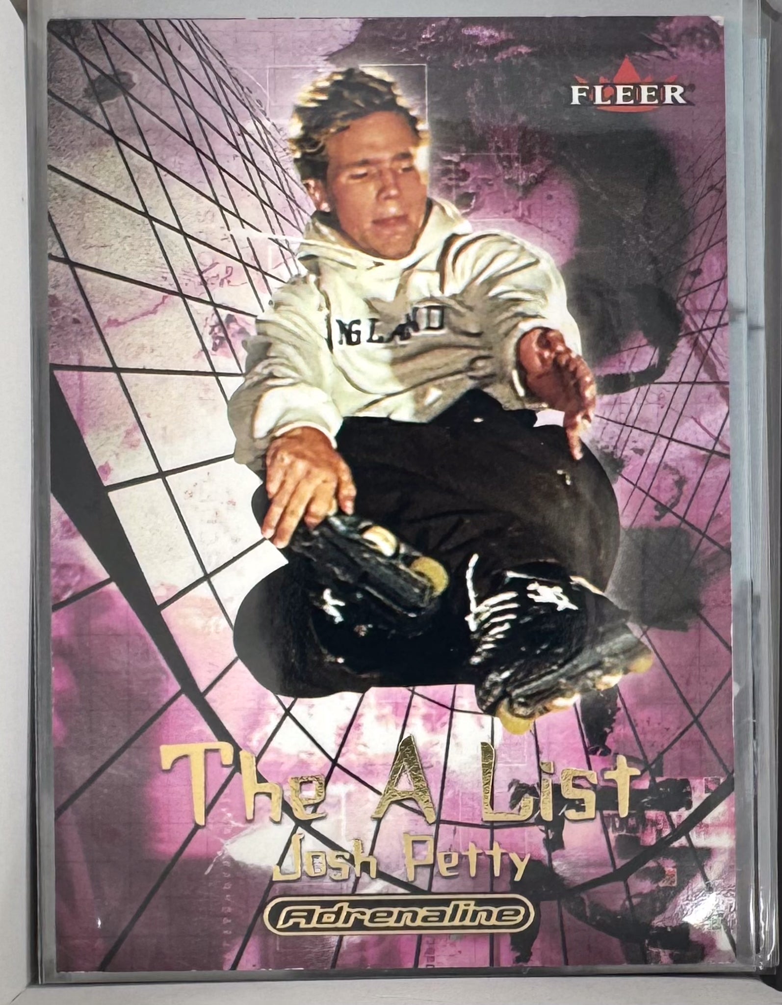 Adrenaline Fleer 2000 Action Sports Card 10 of 10 AL Josh Petty Inline Skate