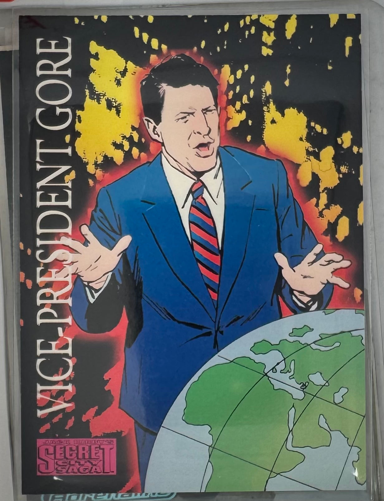 Vice President Gore Topps Comics 1993 Jack Kirby 8 of 12