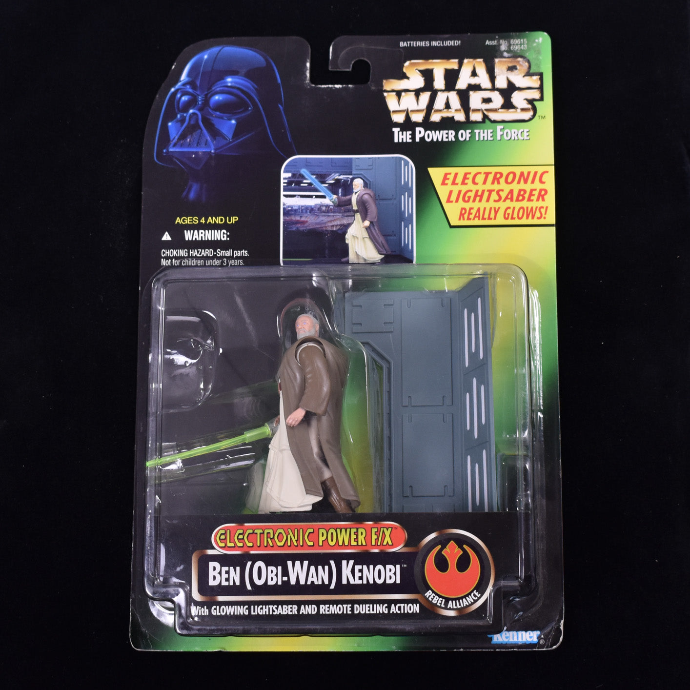 Star Wars Power of the force Action Figure Electronic Power Ben Obi-Wan