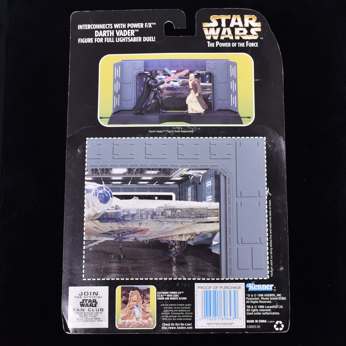 Star Wars Power of the force Action Figure Electronic Power Ben Obi-Wan