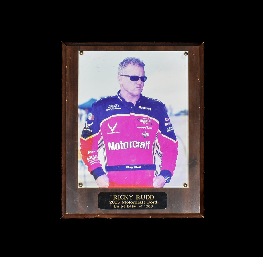 Ricky Rudd 2003 Motorcraft Ford Limited Edition of 1000s Nascar Photo Framed