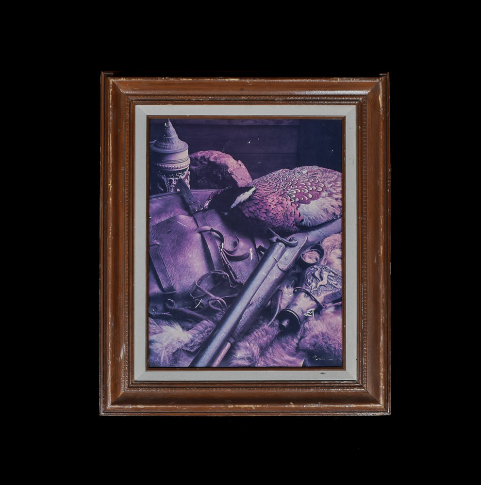Decorative Vintage Hunting Photo Framed Picture Duck Hunting Decor Wood Frame