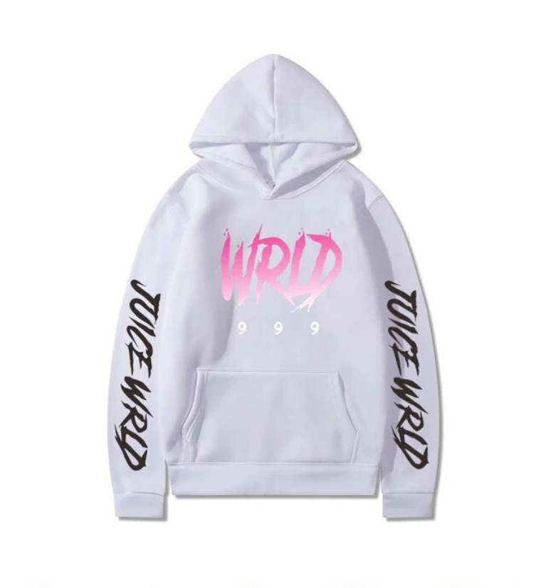 Juice Wrld Hoodie Sweatshirts Fleece Hooded Casual Harajuku Hip Hop High Quality Pullover Medium