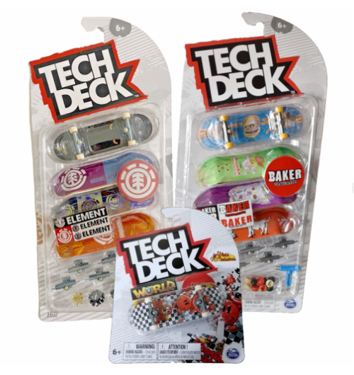 TECH Deck Element Baker Skateboard 2024 Fingerboard TECH DECK Lot of 9