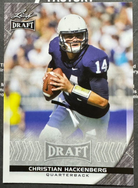 Christian Hackenberg 2016 Leaf Draft Gold #15