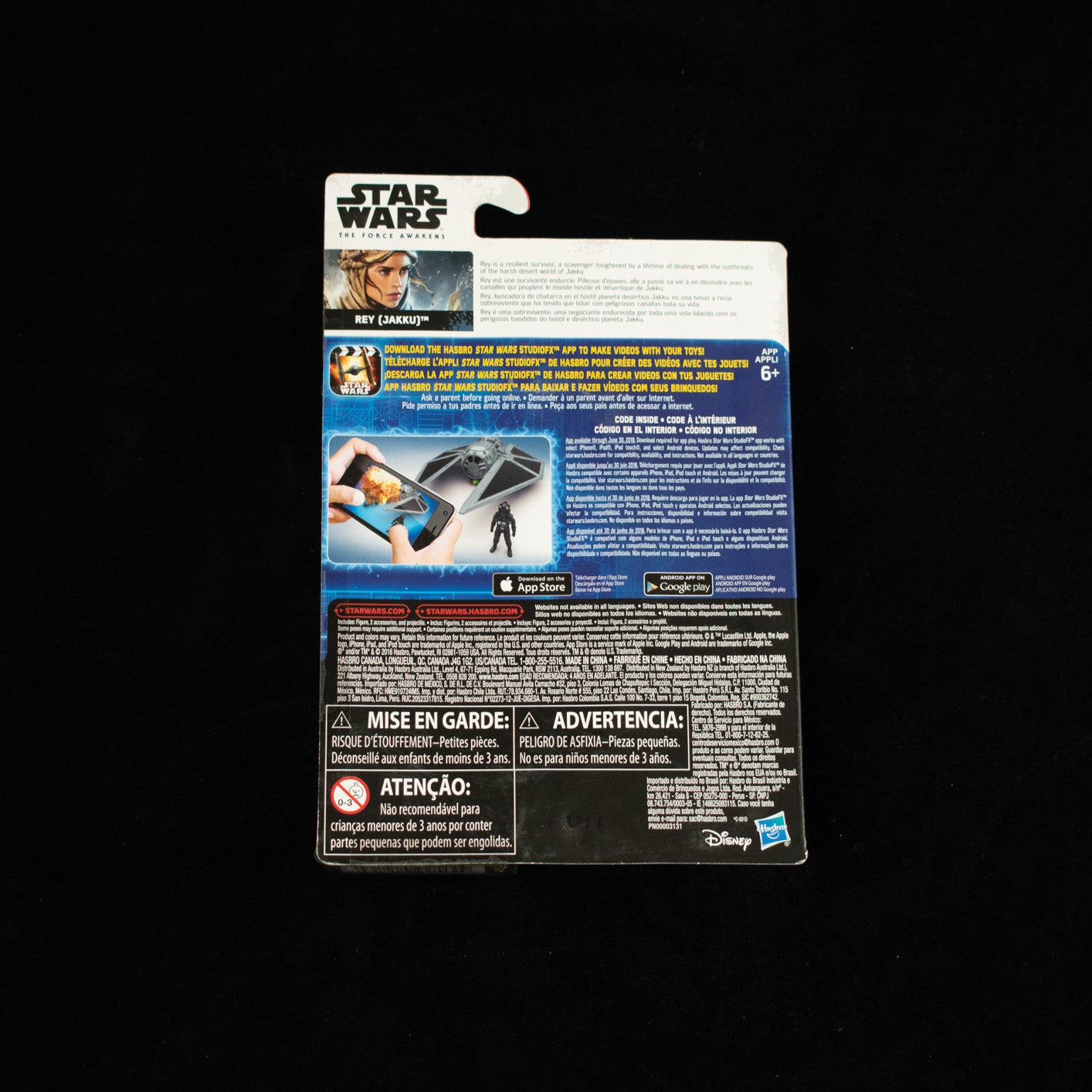 Star Wars Rogue One Action Figure Rey Jakku Hasbro Disney 2016