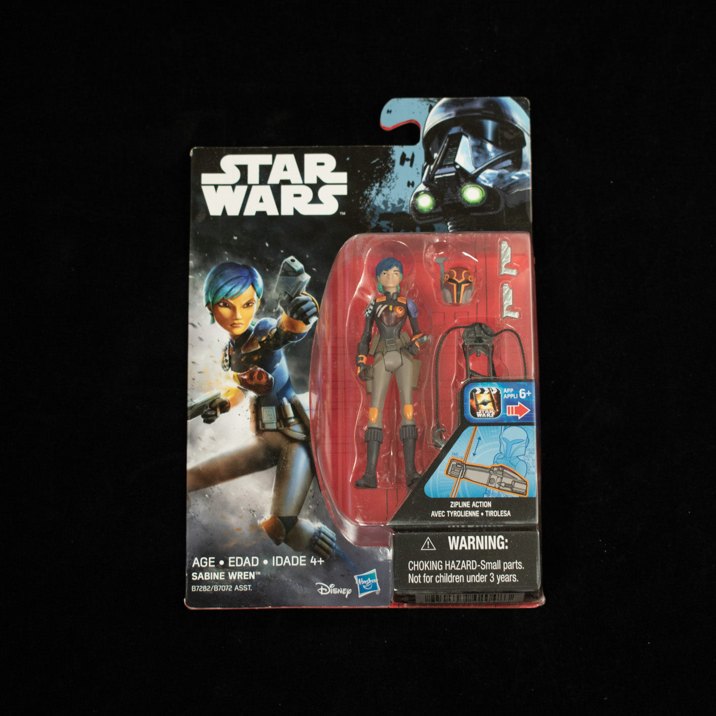 Star Wars Rogue 1 Action Figure Sabine Wren Disney 2016 Hasbro