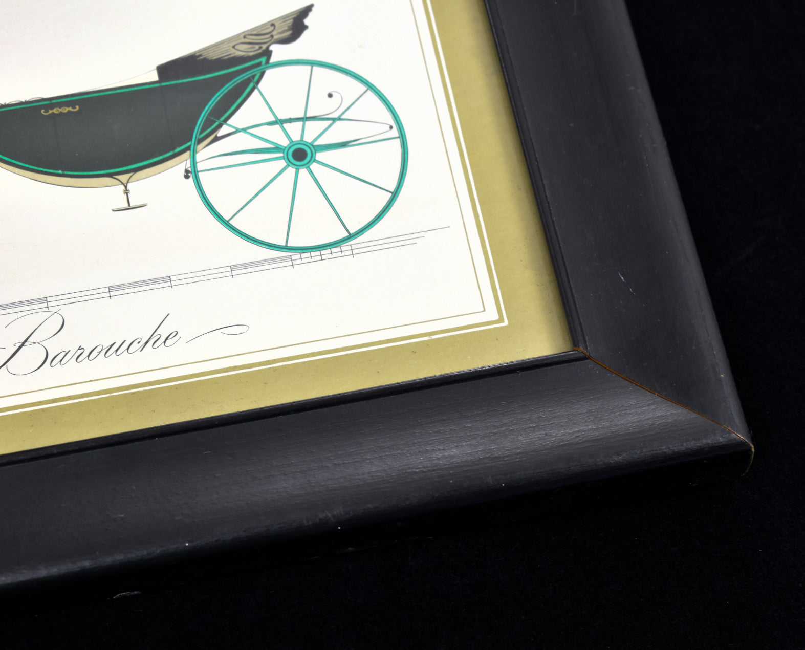 Barouche Antique Print 1851 Phaeton Barouche Dog-Cart Carriage Victorian Artwork