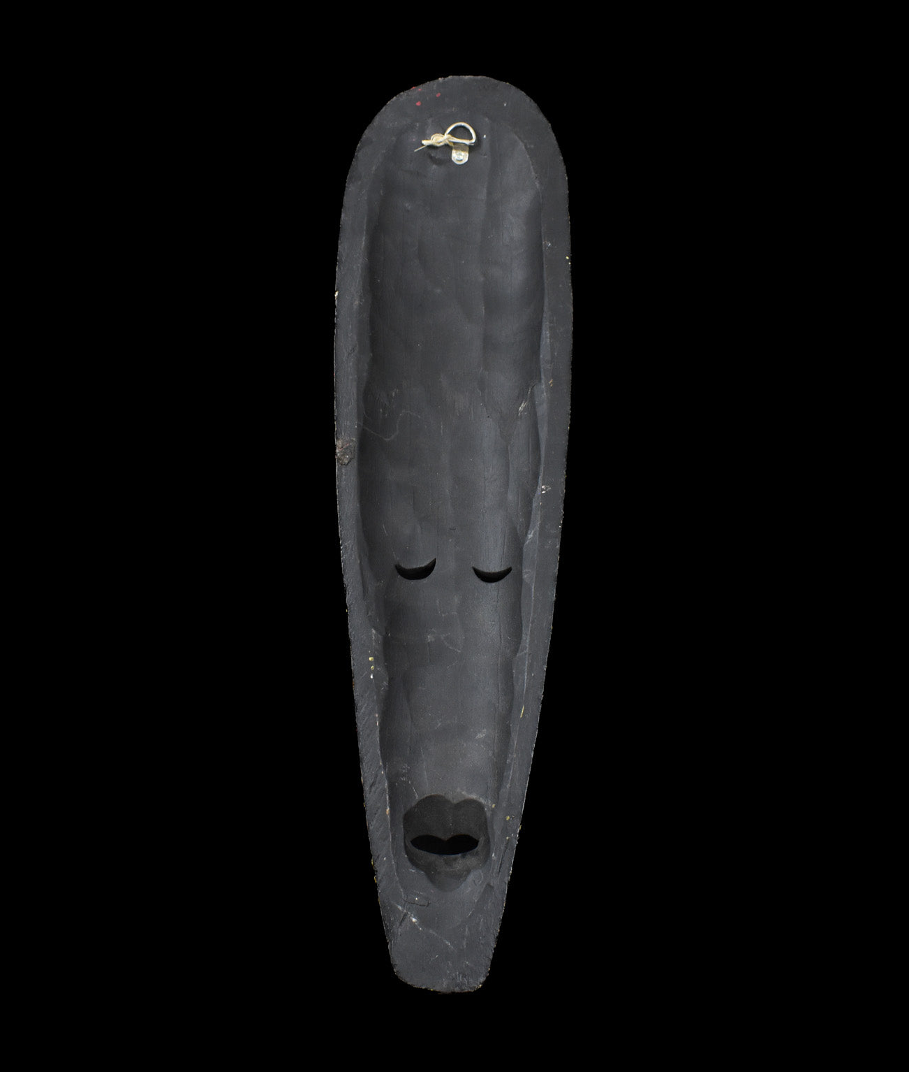 Hand Crafted Wood African Tribal Mask Sun Dot Mosaic Folk Art Home Decor