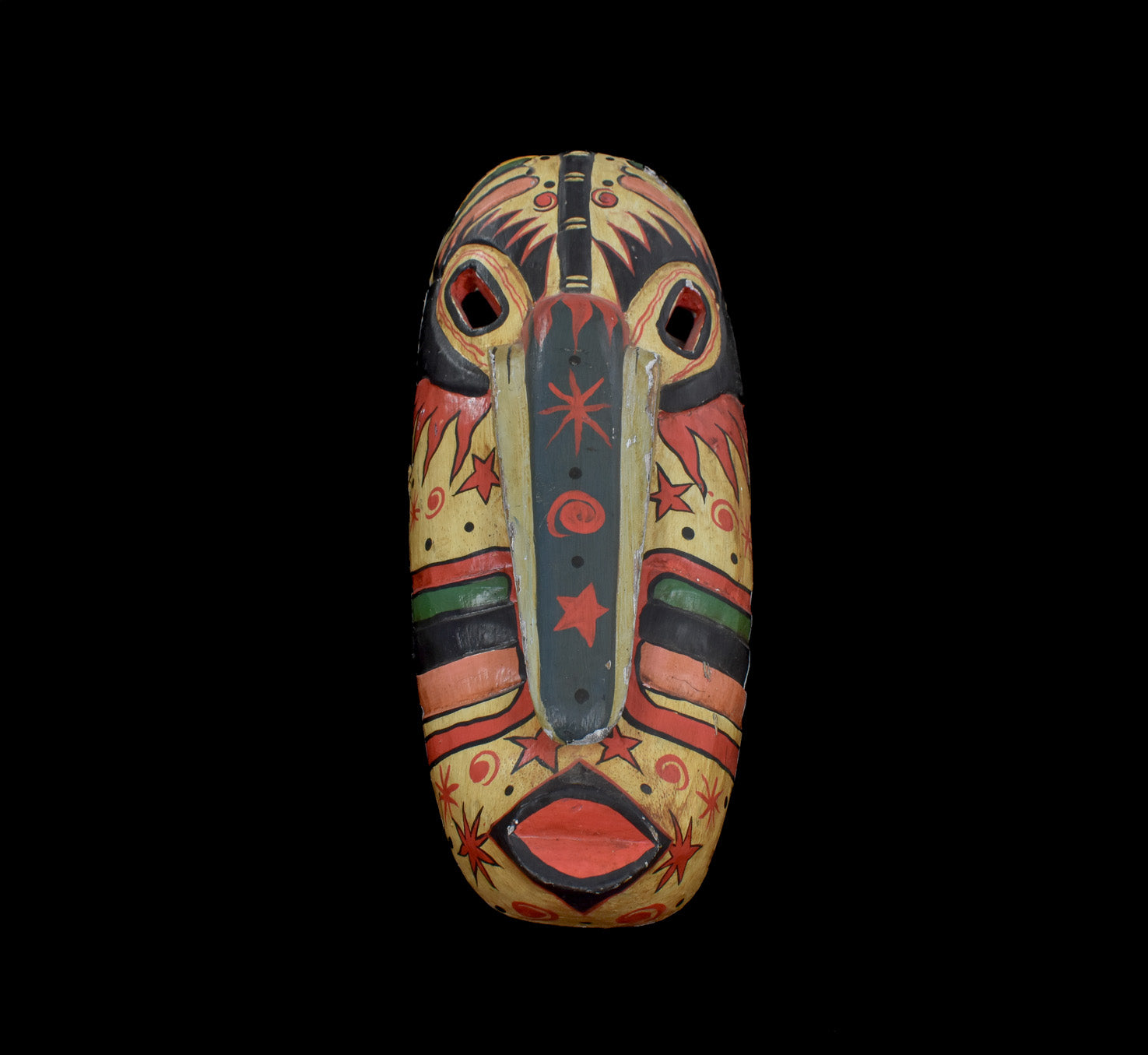 Tiki Mask Vintage Custom Piece Hand Made