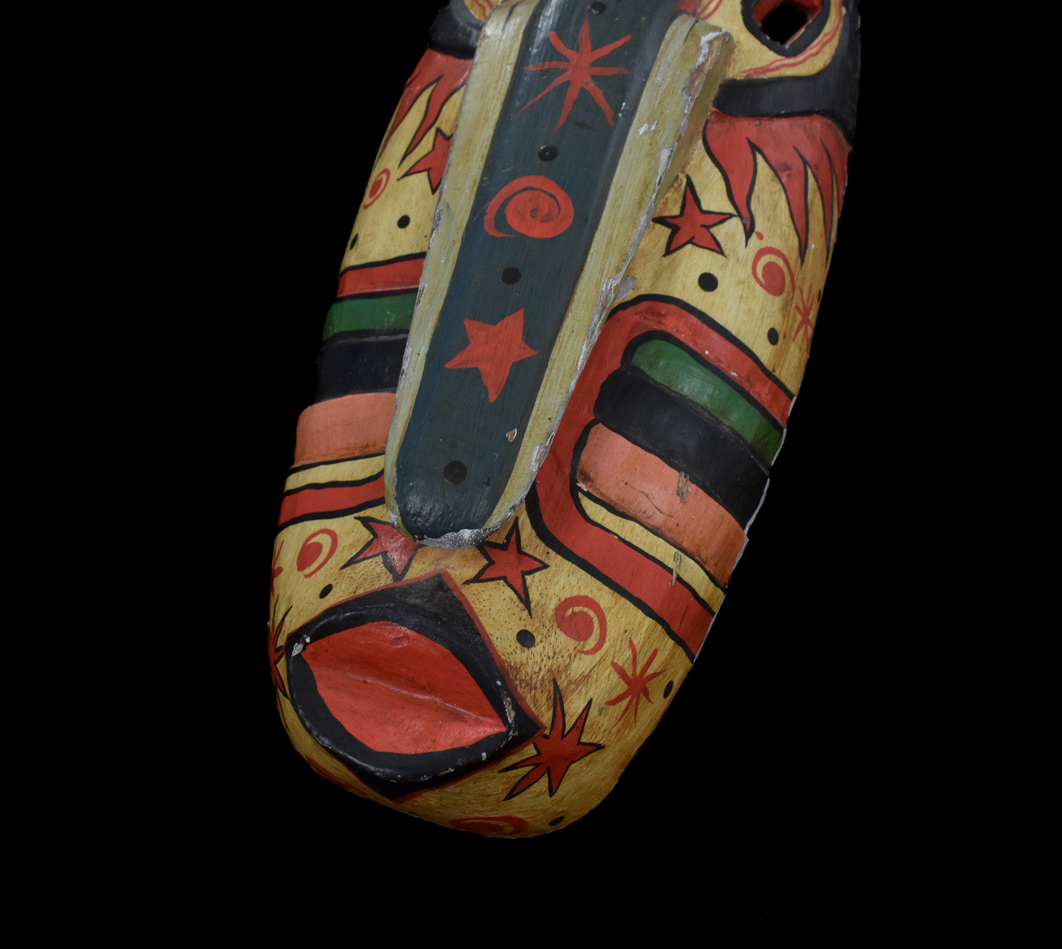 Tiki Mask Vintage Custom Piece Hand Made