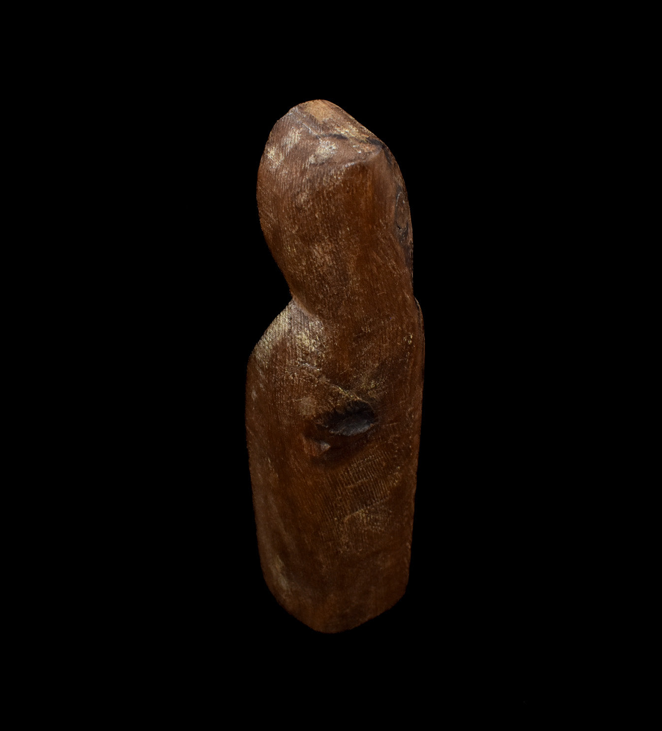 Hand Carved Wood Religious Praying Man Statue Hand Made Christianity