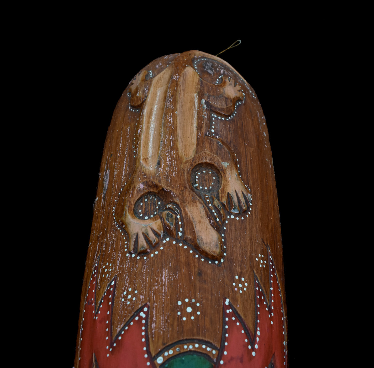 Tiki Mask Custom Piece Hand Made Vintage Artwork Wood Decor Display