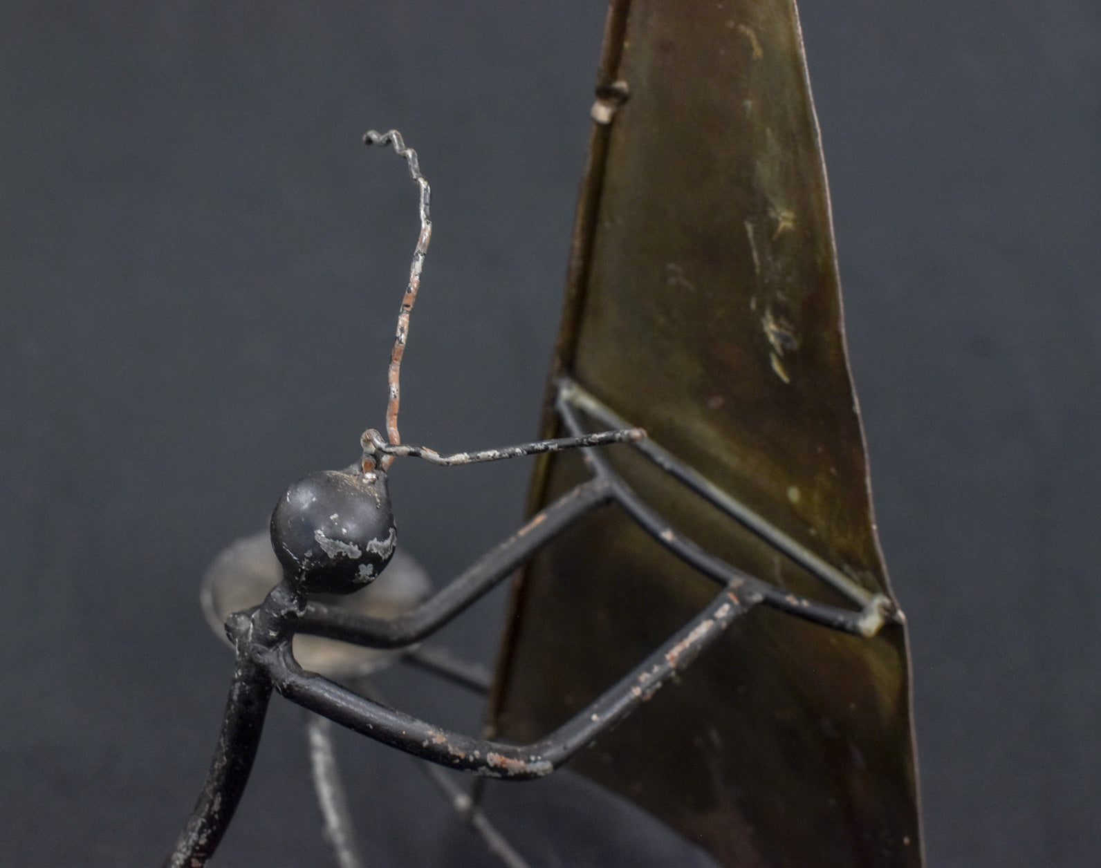 Ant Sail Metal Candle Holder Dual Mental Custom Made Piece Used