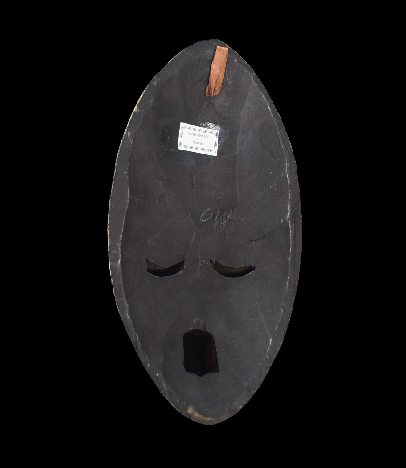 Tiki Mask Used Custom Piece Wood Hand Made