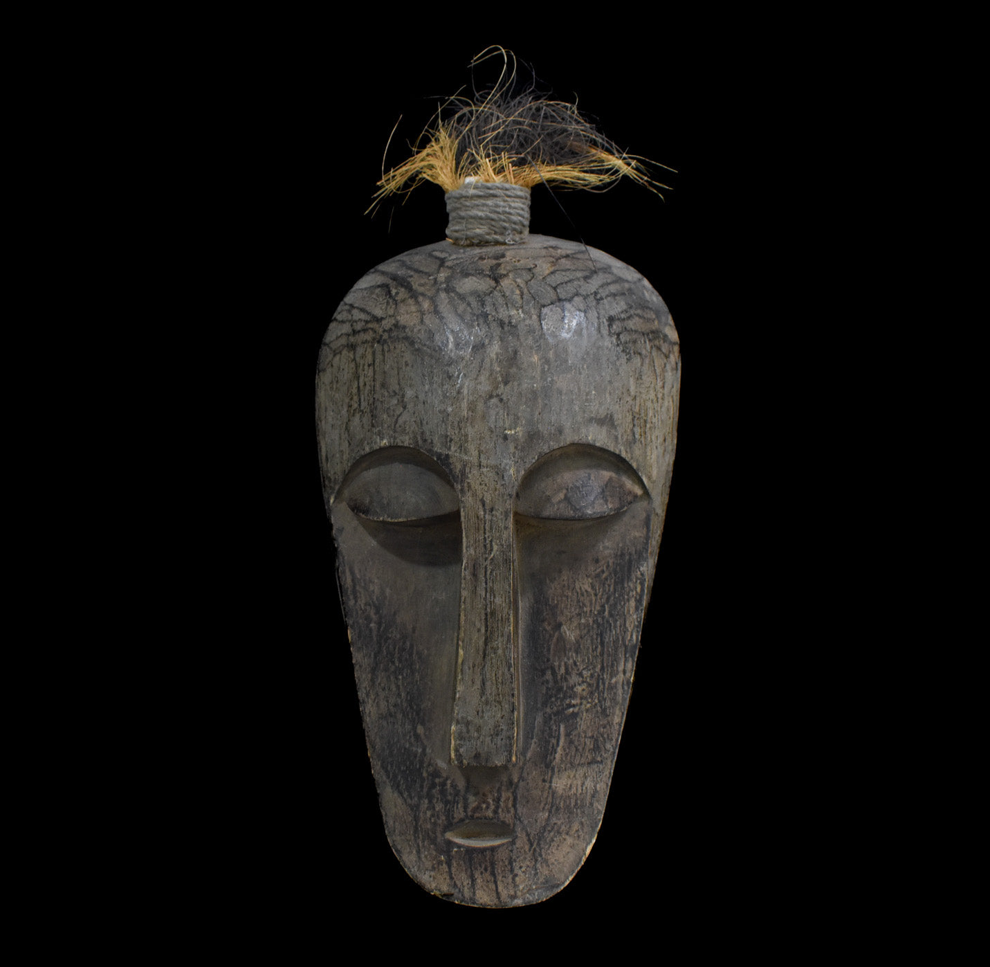 Tiki Mask Custom Wood Hand Made Piece Unknown Maker Used