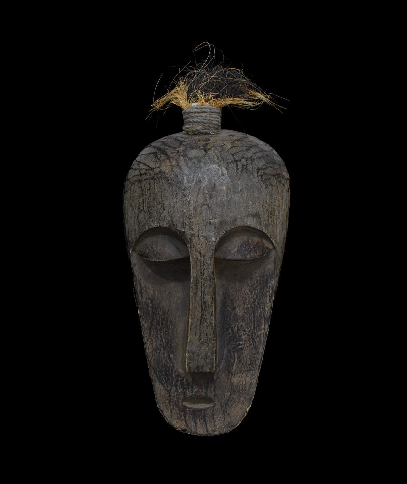 Tiki Mask Custom Wood Hand Made Piece Unknown Maker Used