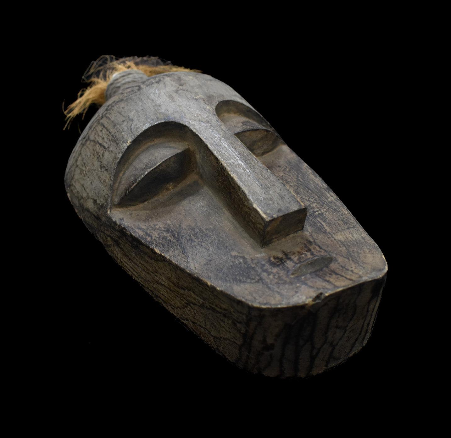 Tiki Mask Custom Wood Hand Made Piece Unknown Maker Used