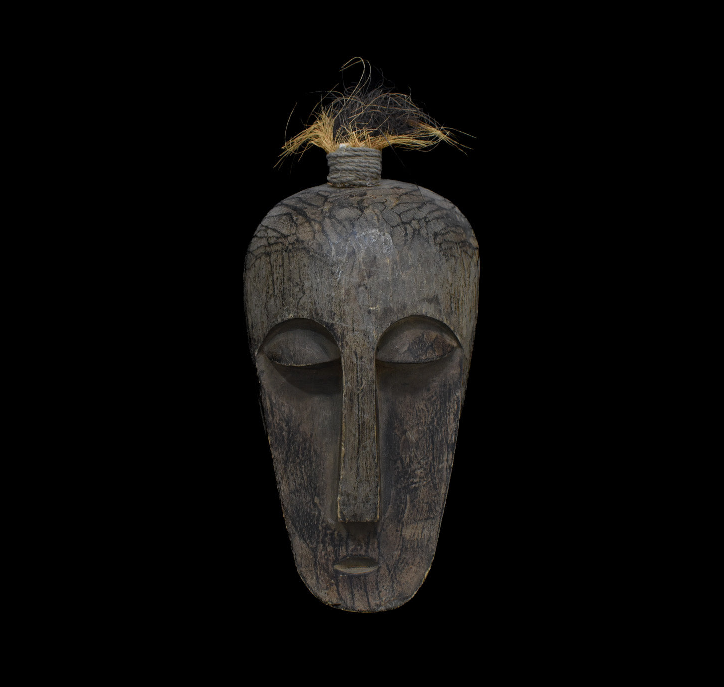 Tiki Mask Custom Wood Hand Made Piece Unknown Maker Used
