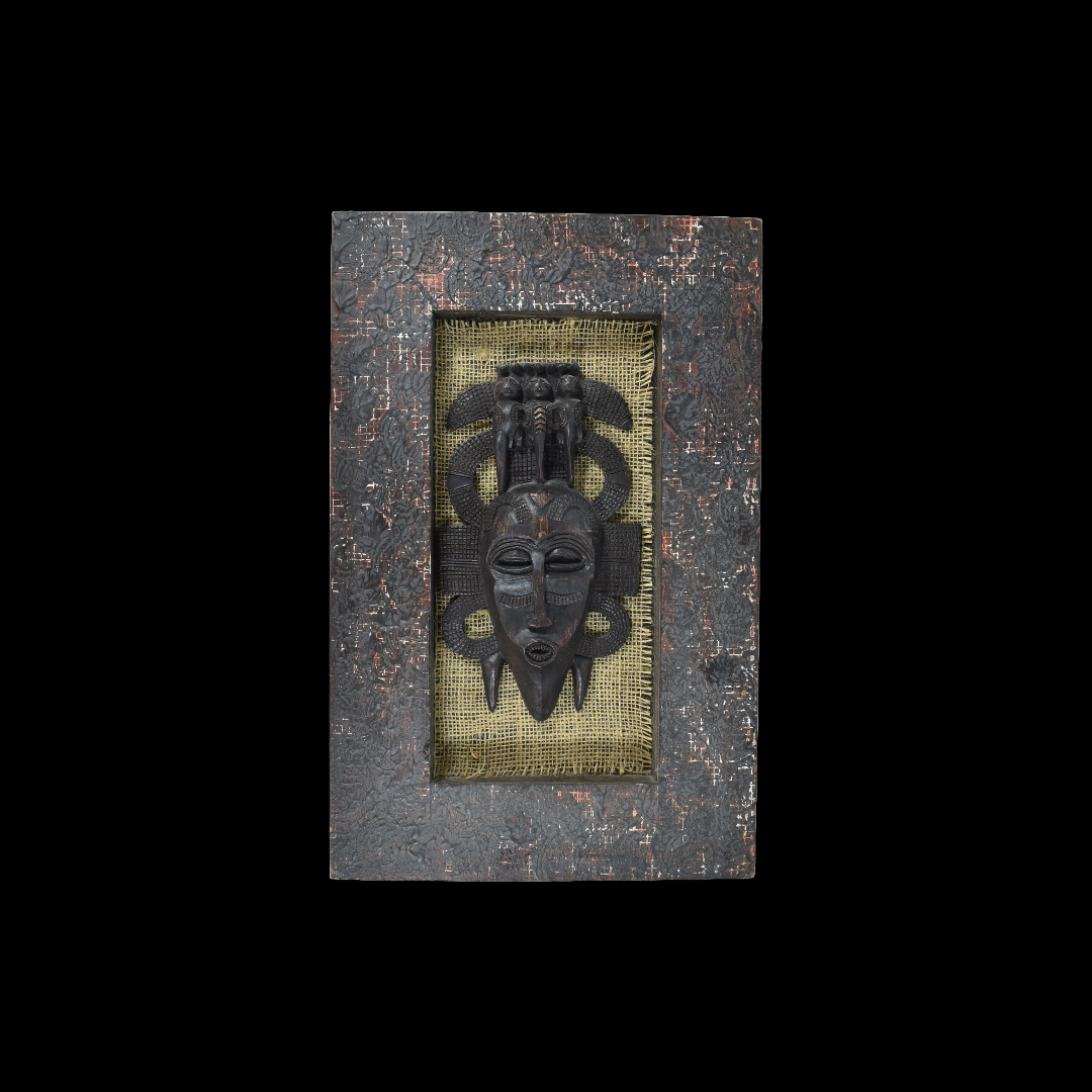 Tiki Mask South American Native Used Decor