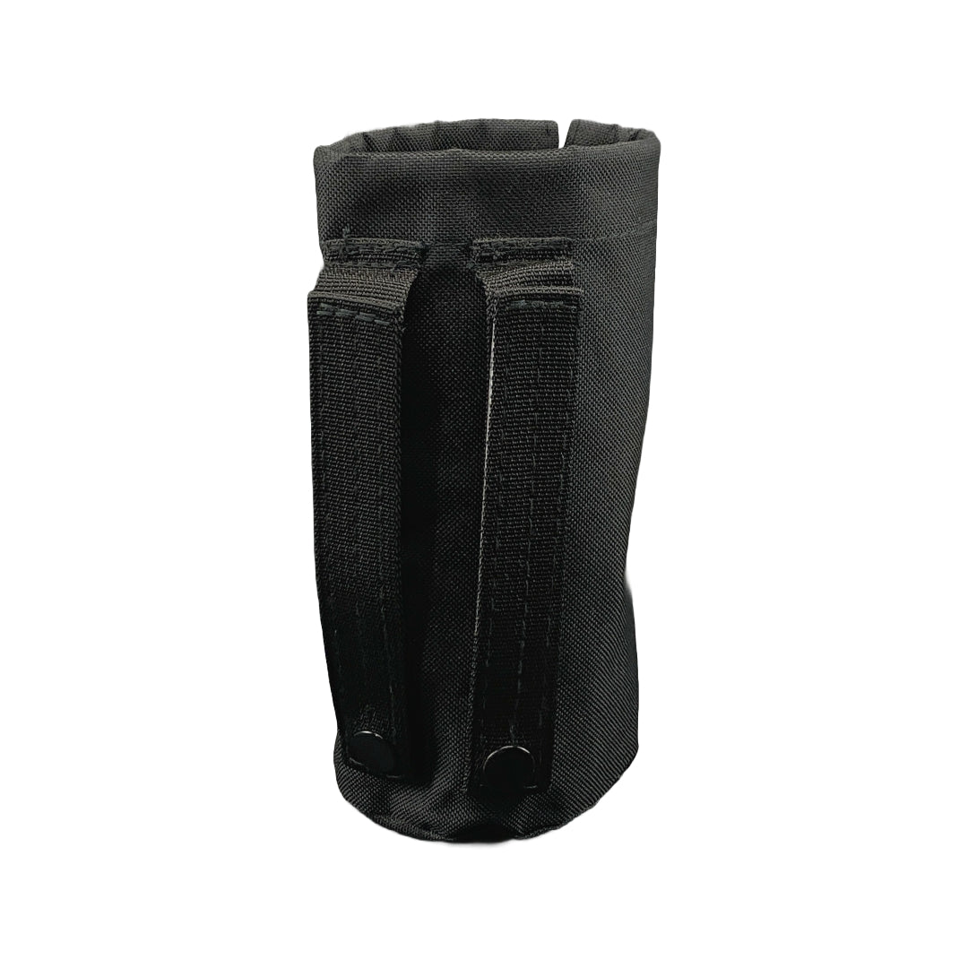 Pouch Black Snap On Strap Pouch Military Molle Black 8 inch Water Bottle Radio