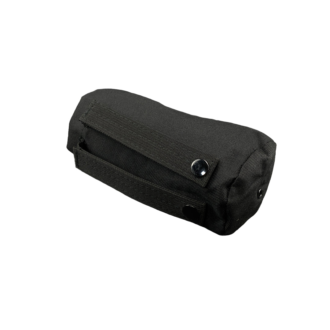 Pouch Black Snap On Strap Pouch Military Molle Black 8 inch Water Bottle Radio