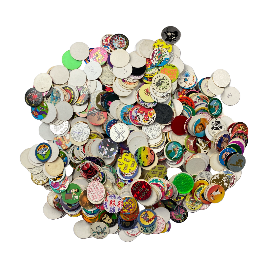 Pogs lot Slammer Milk Cap Game Vintage Game Pogs Lot