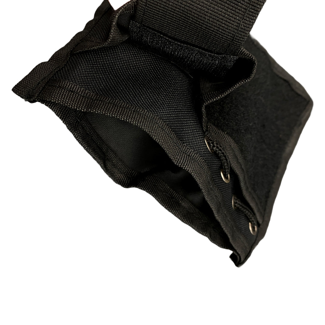 Snap On Strap Chest Pouch Military Molle Black Map Multi Tool Vest Chest Black Pouch