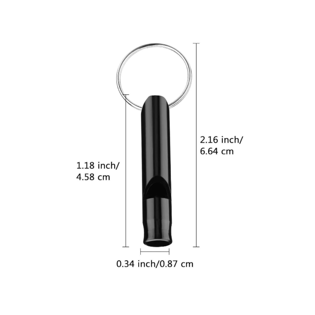 Survival Pack Item Survival Whistle Keychain Mini Black Whistle
