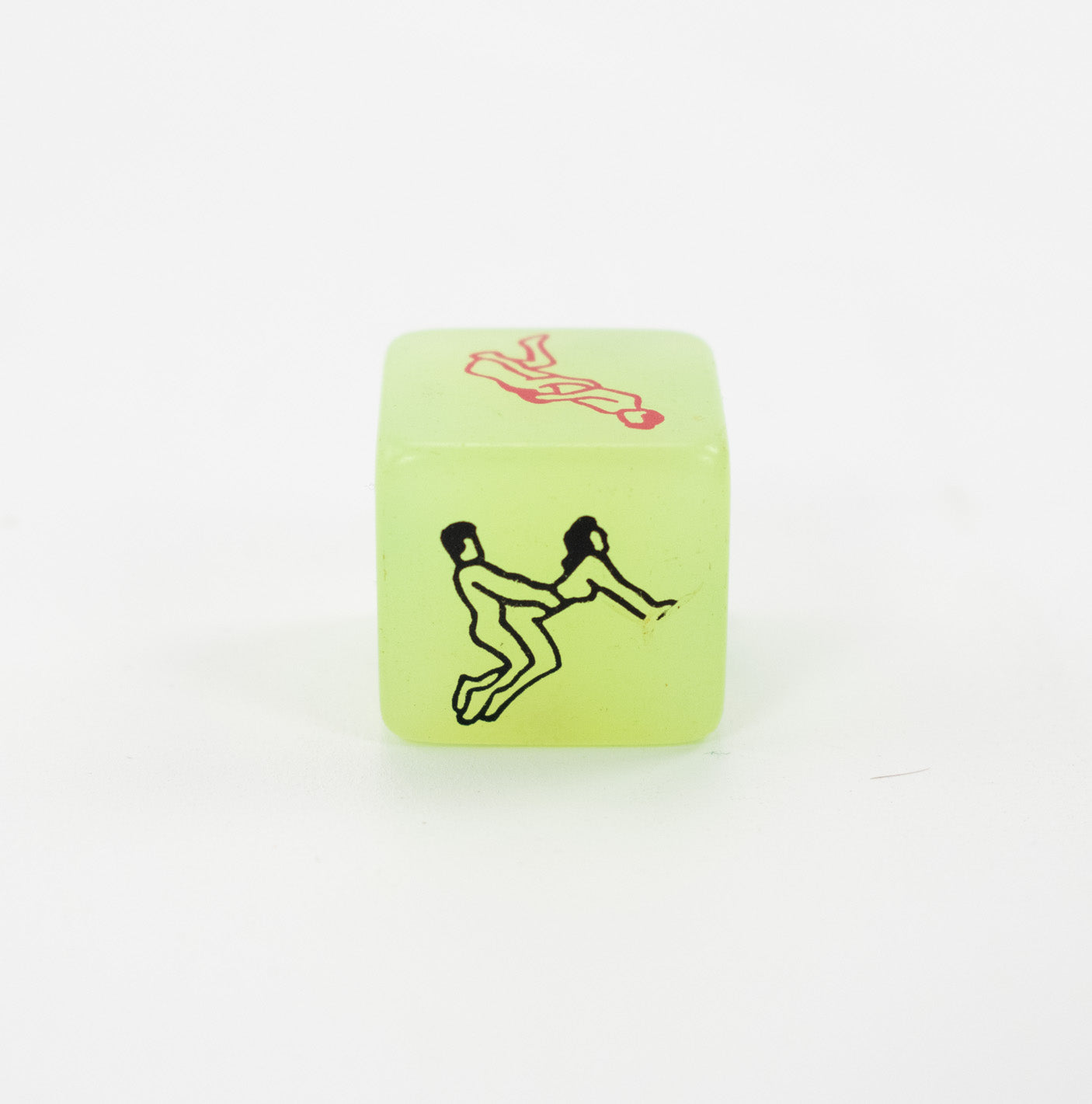 Glow in the Dark Sexual Position Playing Dice Green