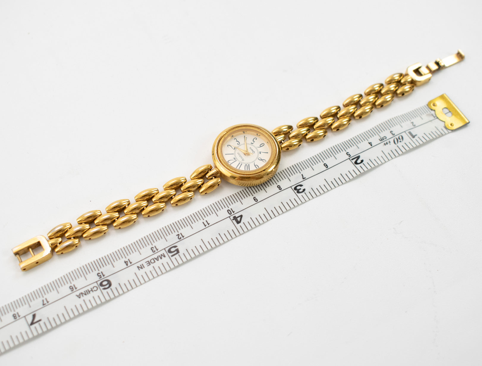 Armitron Quartz Gold Wrist Watch Female Used Swiss Movt Parts 400.101
